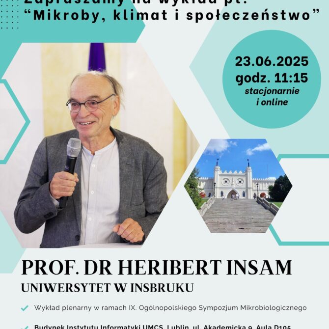 Otwarte wykłady w ramach programu Visiting Professors in Lublin